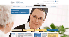 Desktop Screenshot of krankenhaus-oberndorf.de